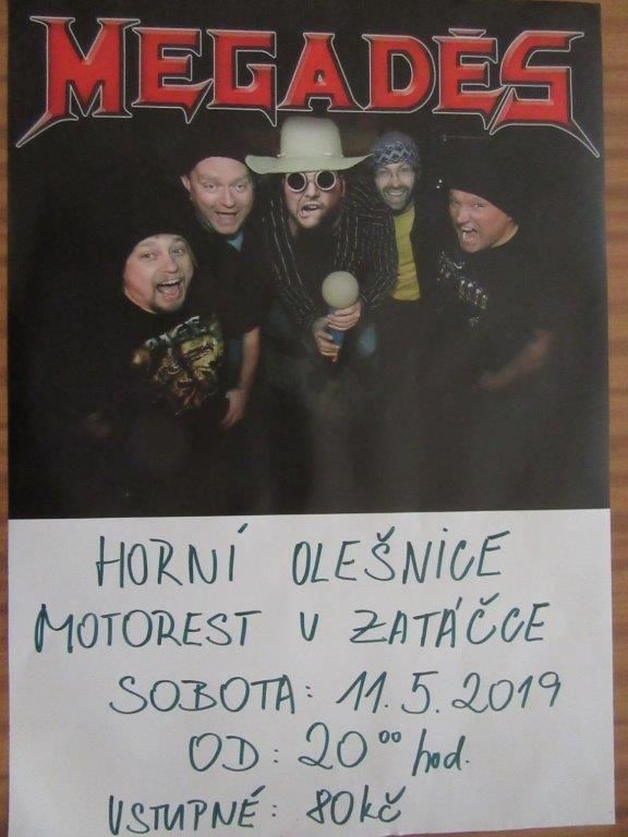Pozvánka - Megaděs v Horní Olešnici dne 11.5.2019
